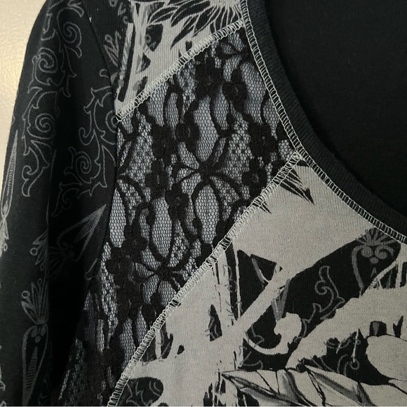 Vanilla Sugar Whimsigoth Tee Size Medium Witchy Grunge Fairy Vintage Floral Y2K - Picture 2 of 7